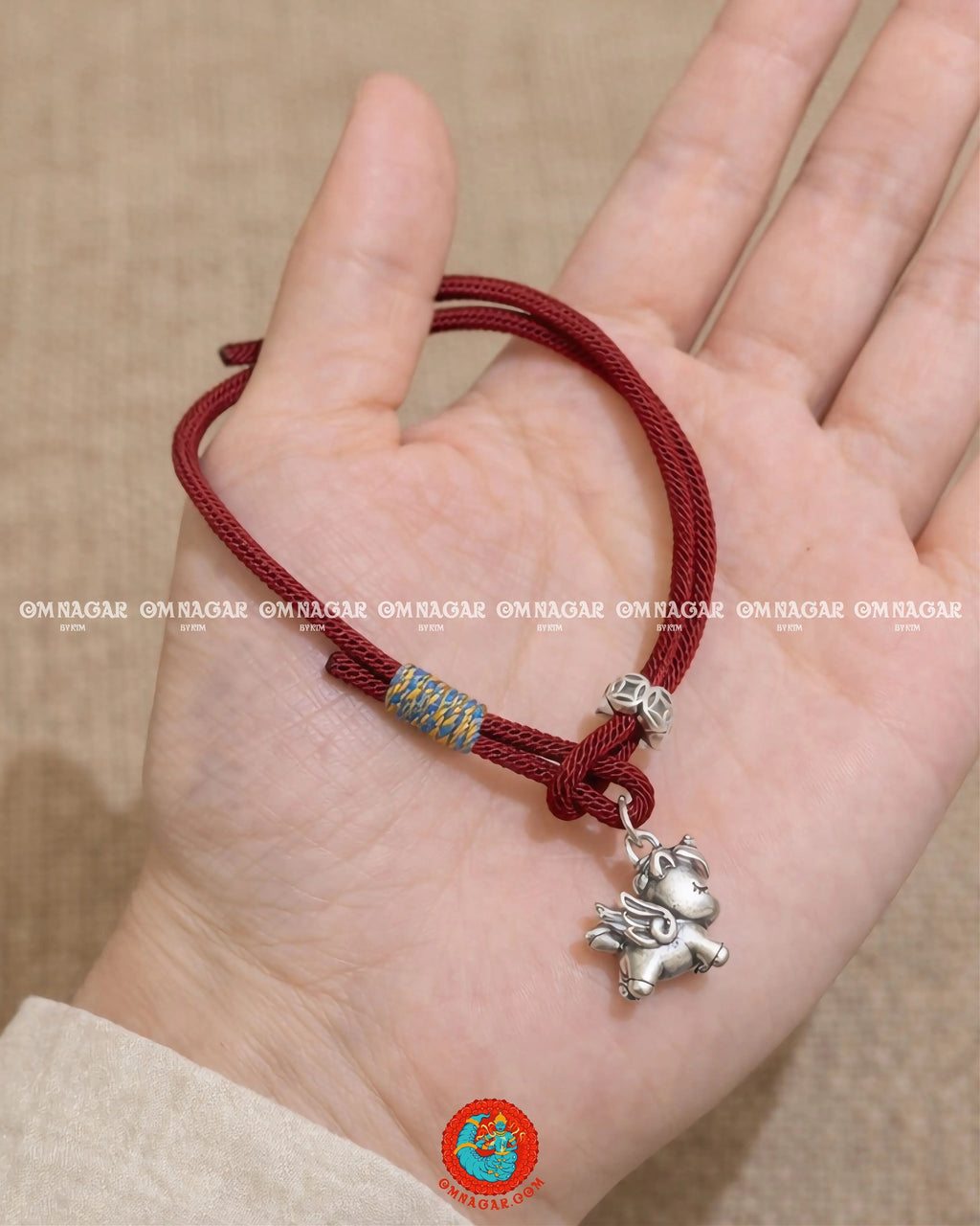 Red Qilin – Heavenly Horse Bracelet – 999 Silver (2026)