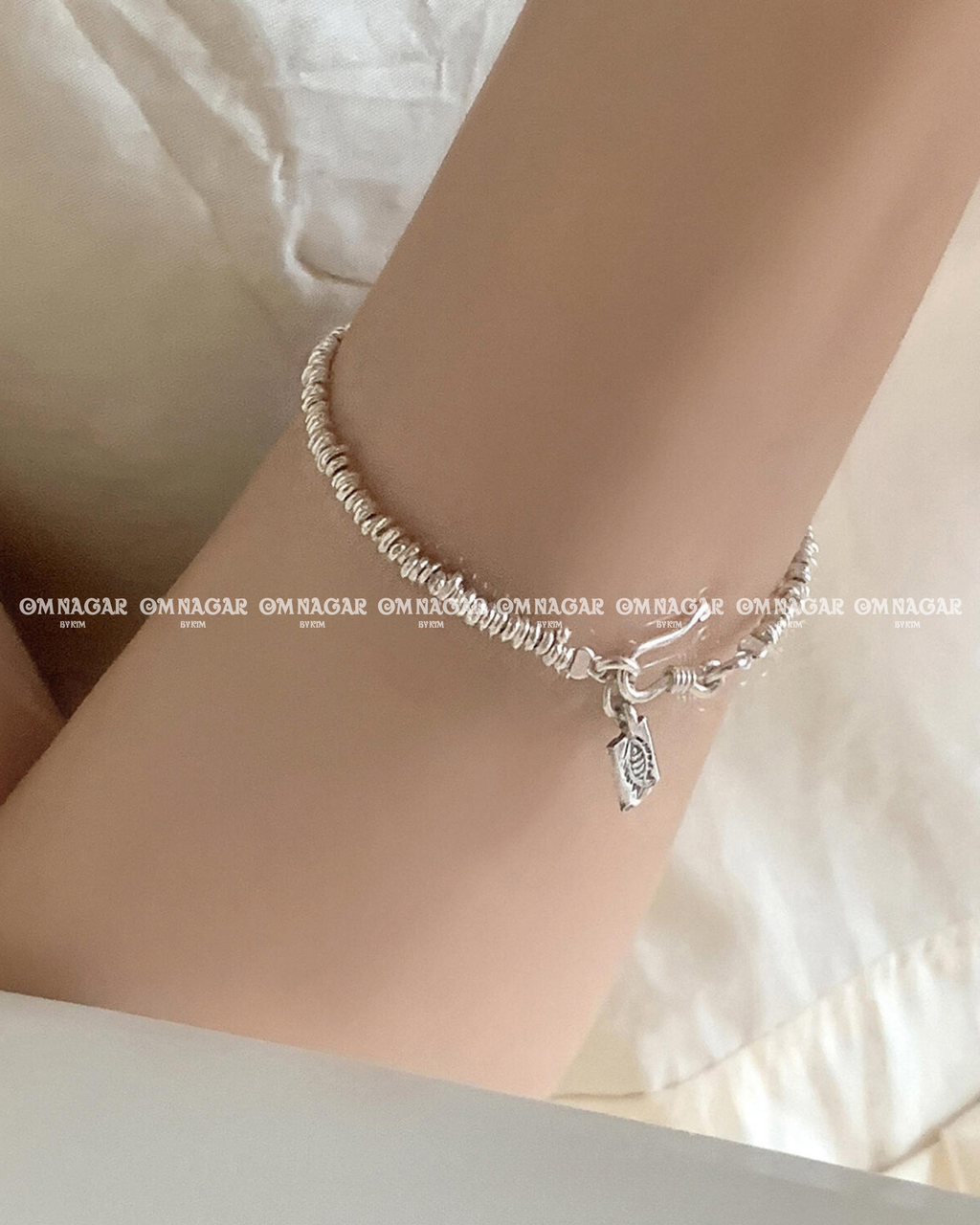 Red Persimmon & Prosperity Bracelet – Premium 999 Silver