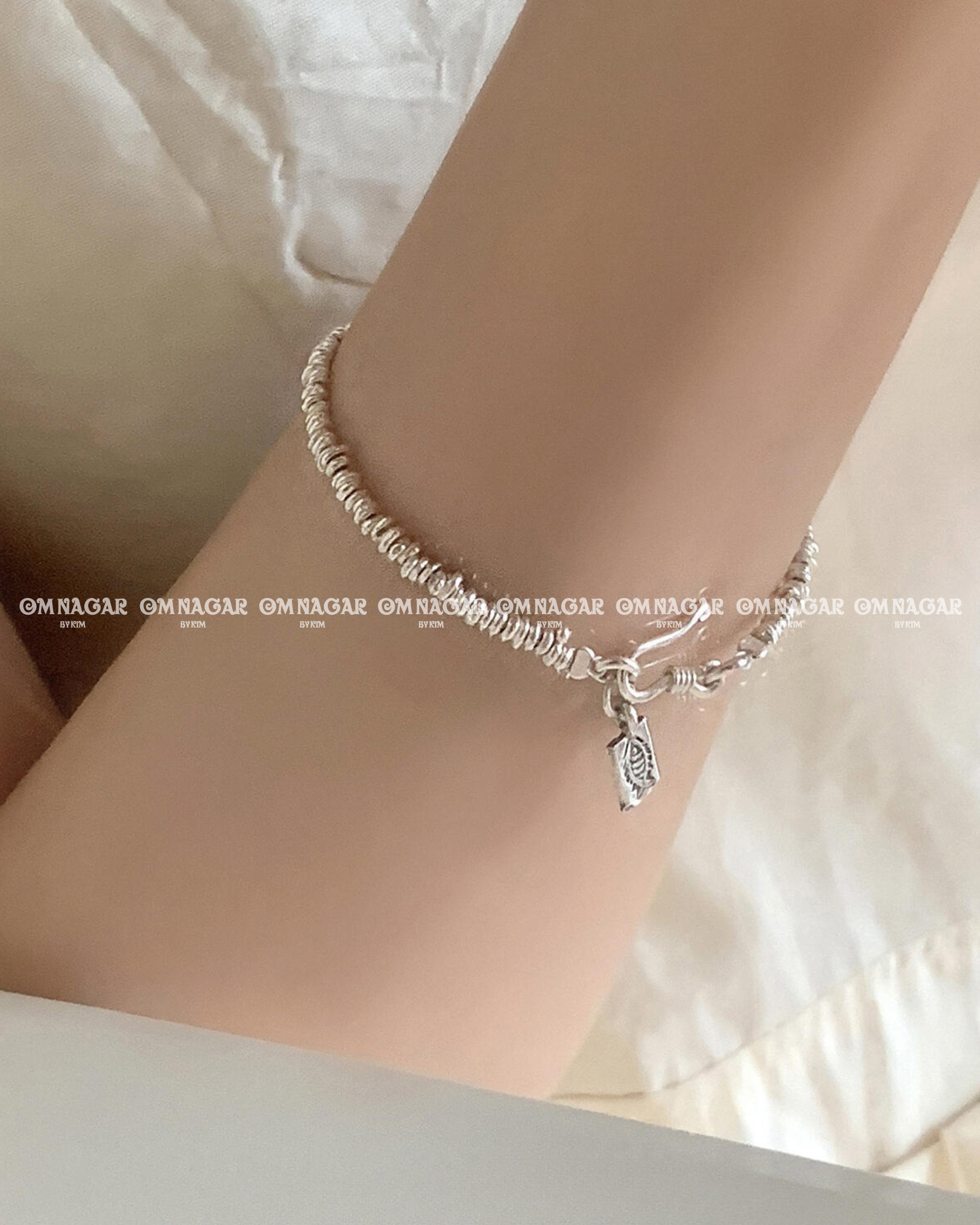 Red Persimmon & Prosperity Bracelet – Premium 999 Silver