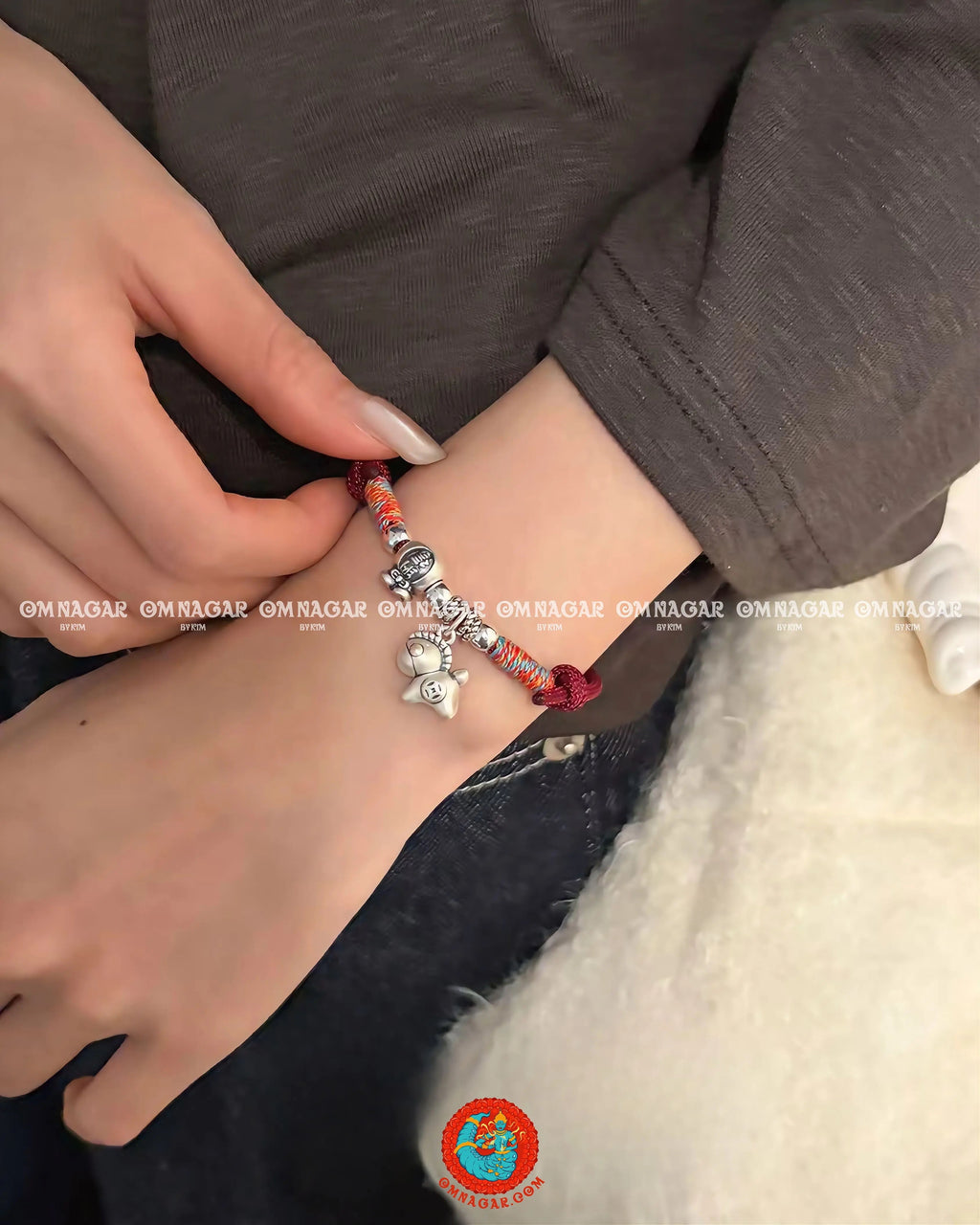 Red Five-Colored Little Horse – Blessings Bracelet – 999 Silver (2026)