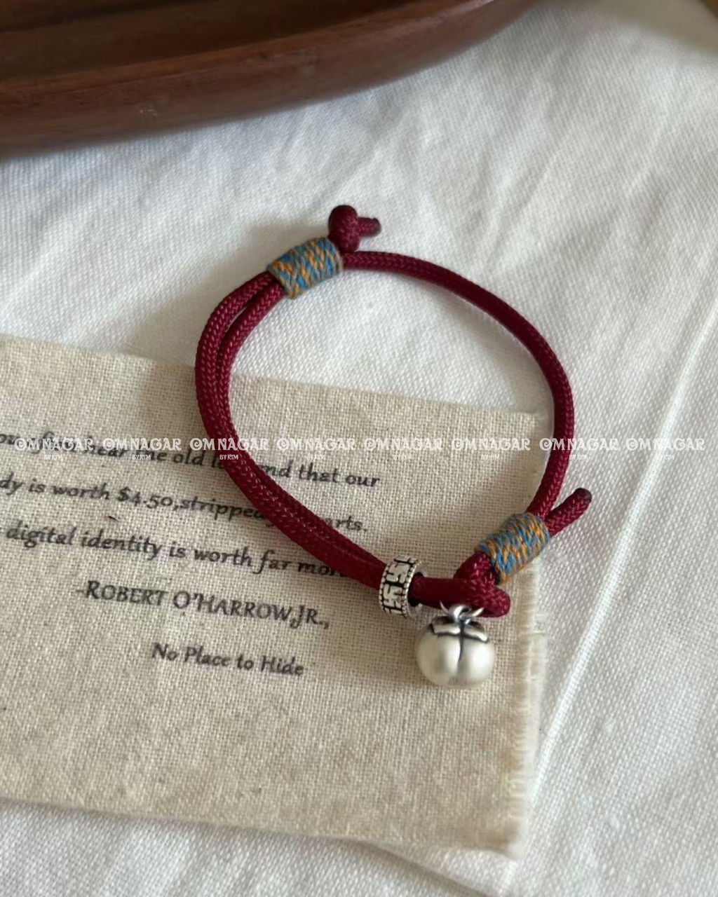Red Persimmon & Prosperity Bracelet – Premium 999 Silver