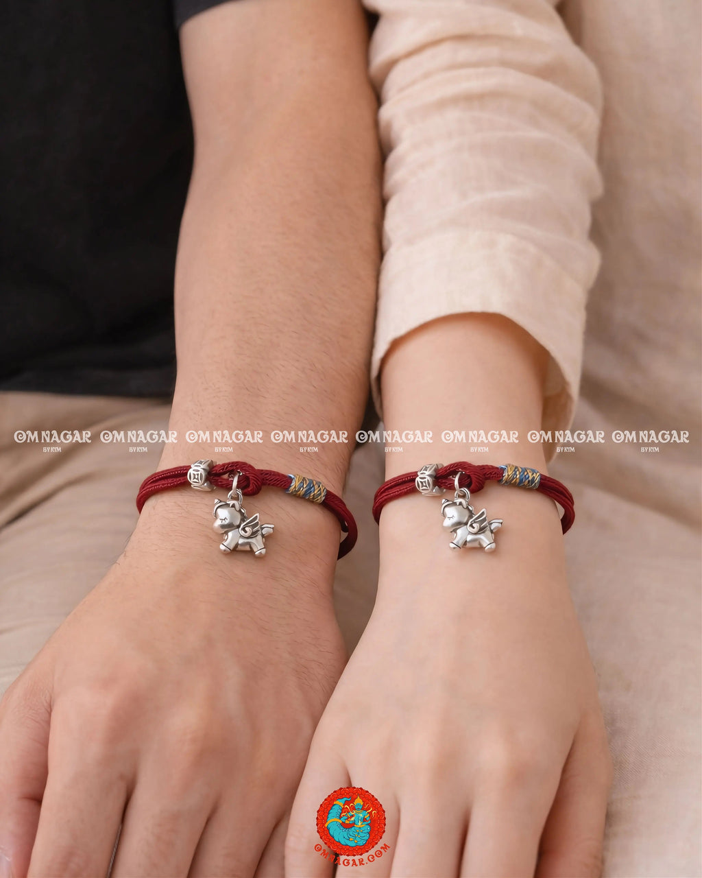 Red Qilin – Heavenly Horse Bracelet – 999 Silver (2026)