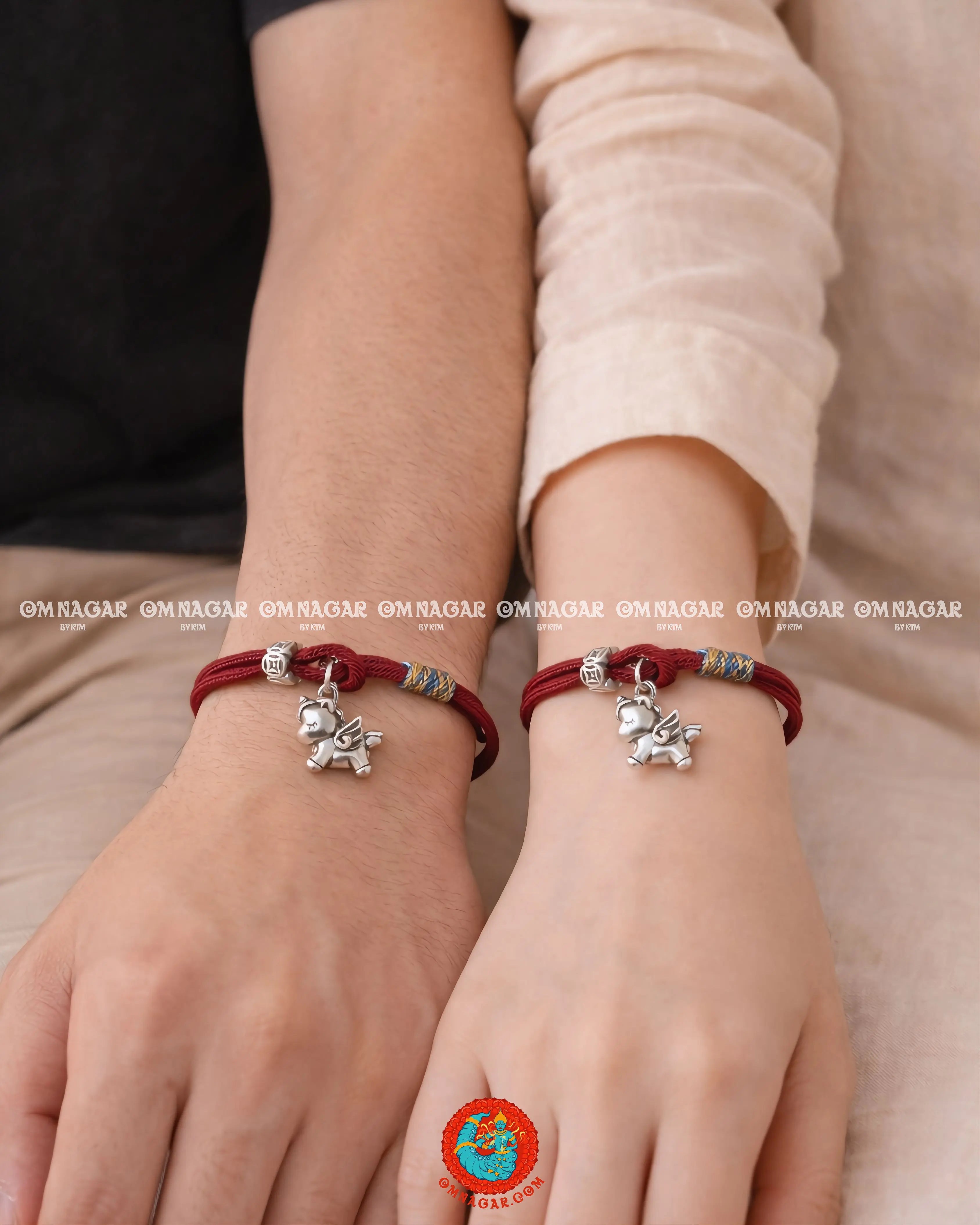 Red Qilin – Heavenly Horse Bracelet – 999 Silver (2026)