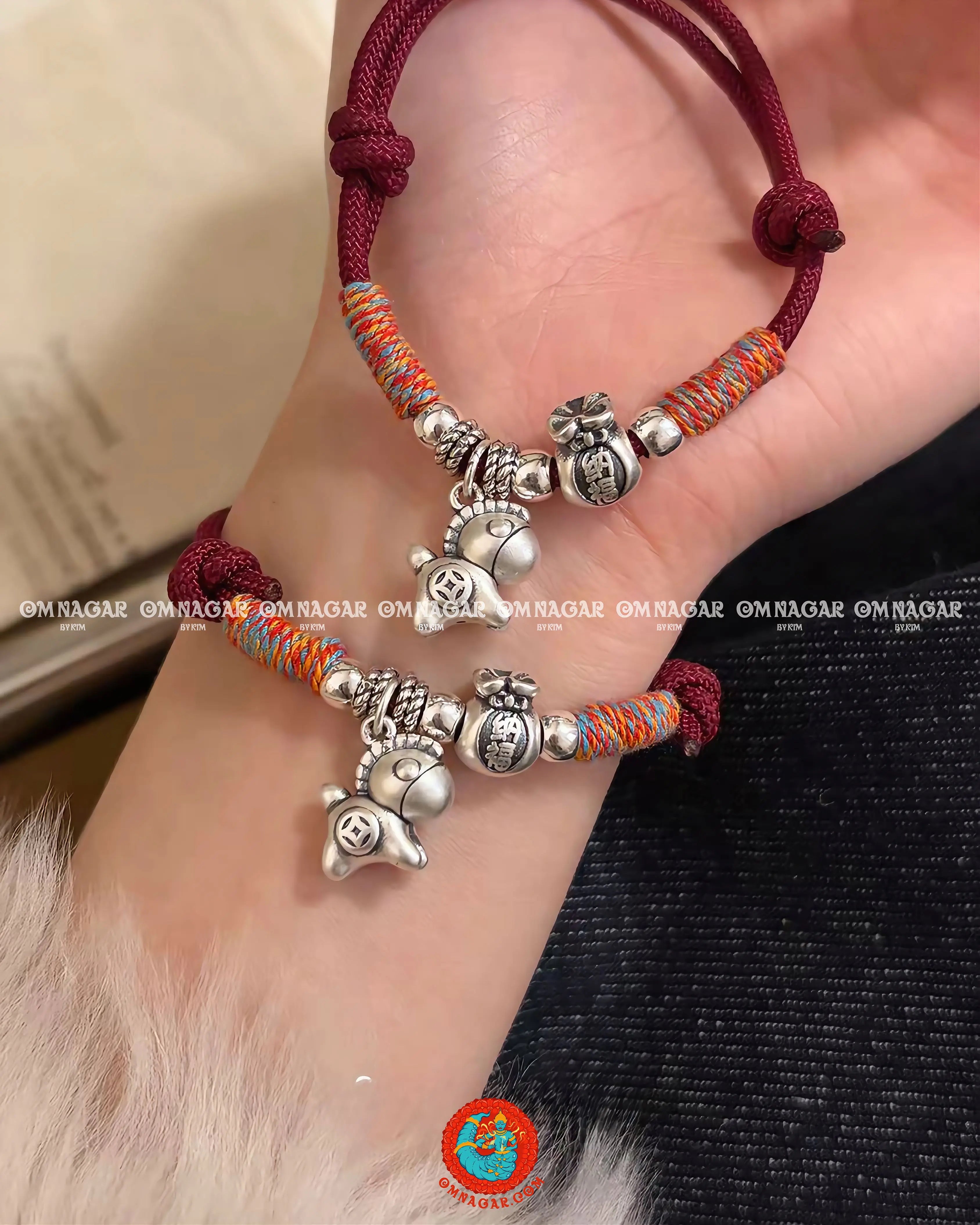 Red Five-Colored Little Horse – Blessings Bracelet – 999 Silver (2026)