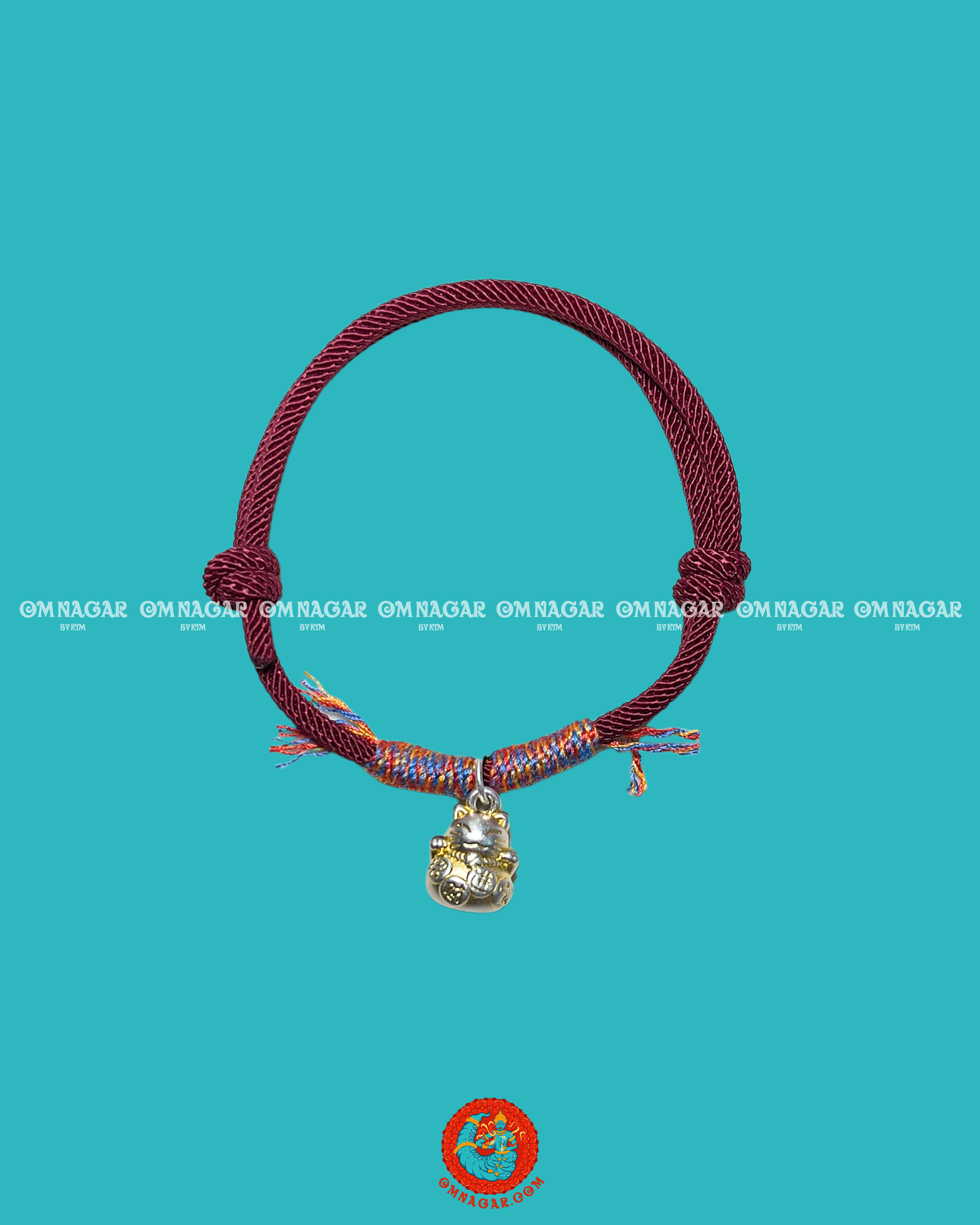 Red Lucky Cat – Wealth & Prosperity Bracelet – 999 Silver (2026)