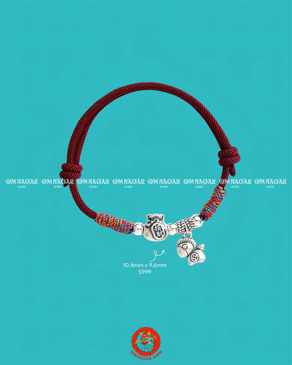 Red Five-Colored Little Horse – Blessings Bracelet – 999 Silver (2026)