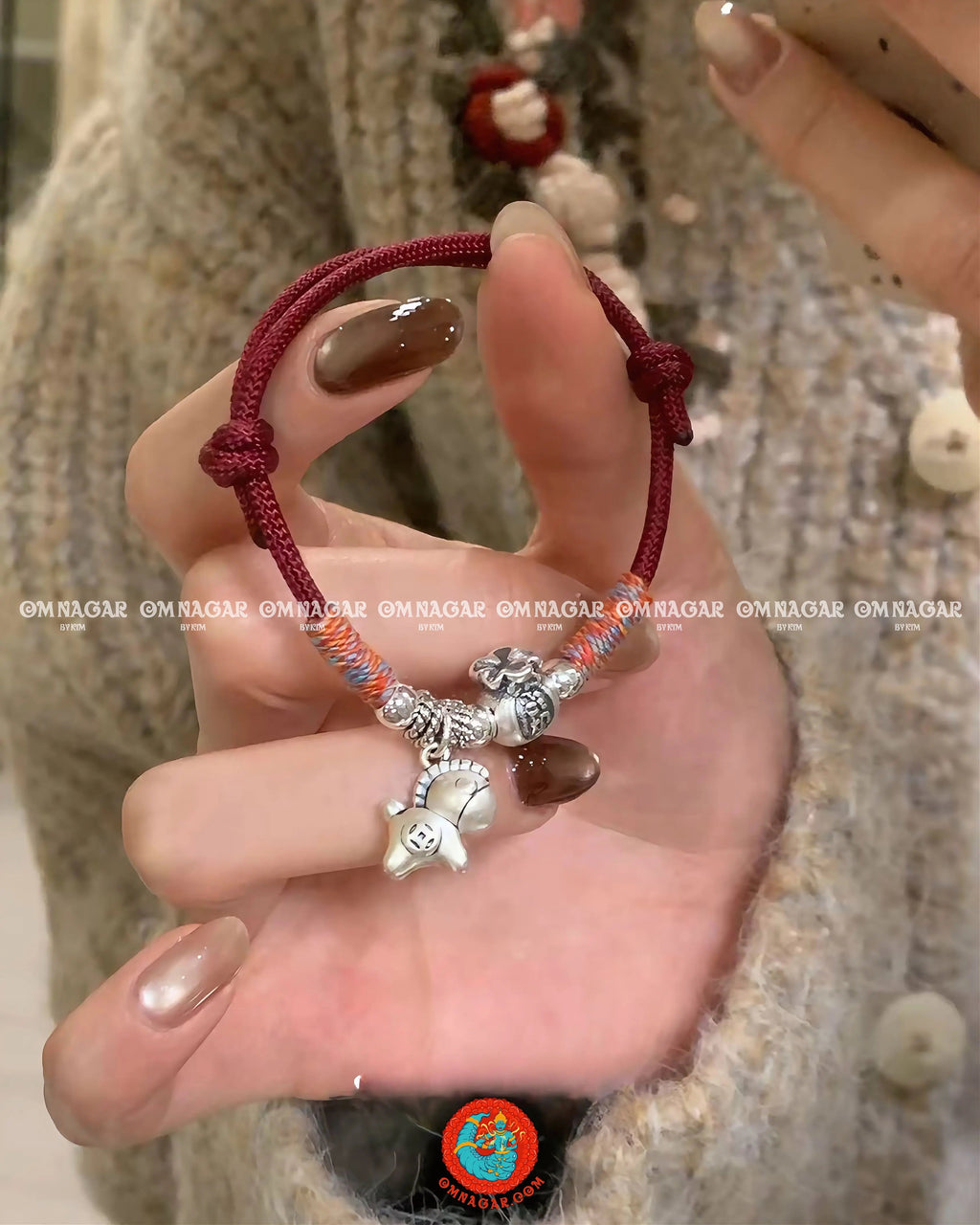 Red Five-Colored Little Horse – Blessings Bracelet – 999 Silver (2026)