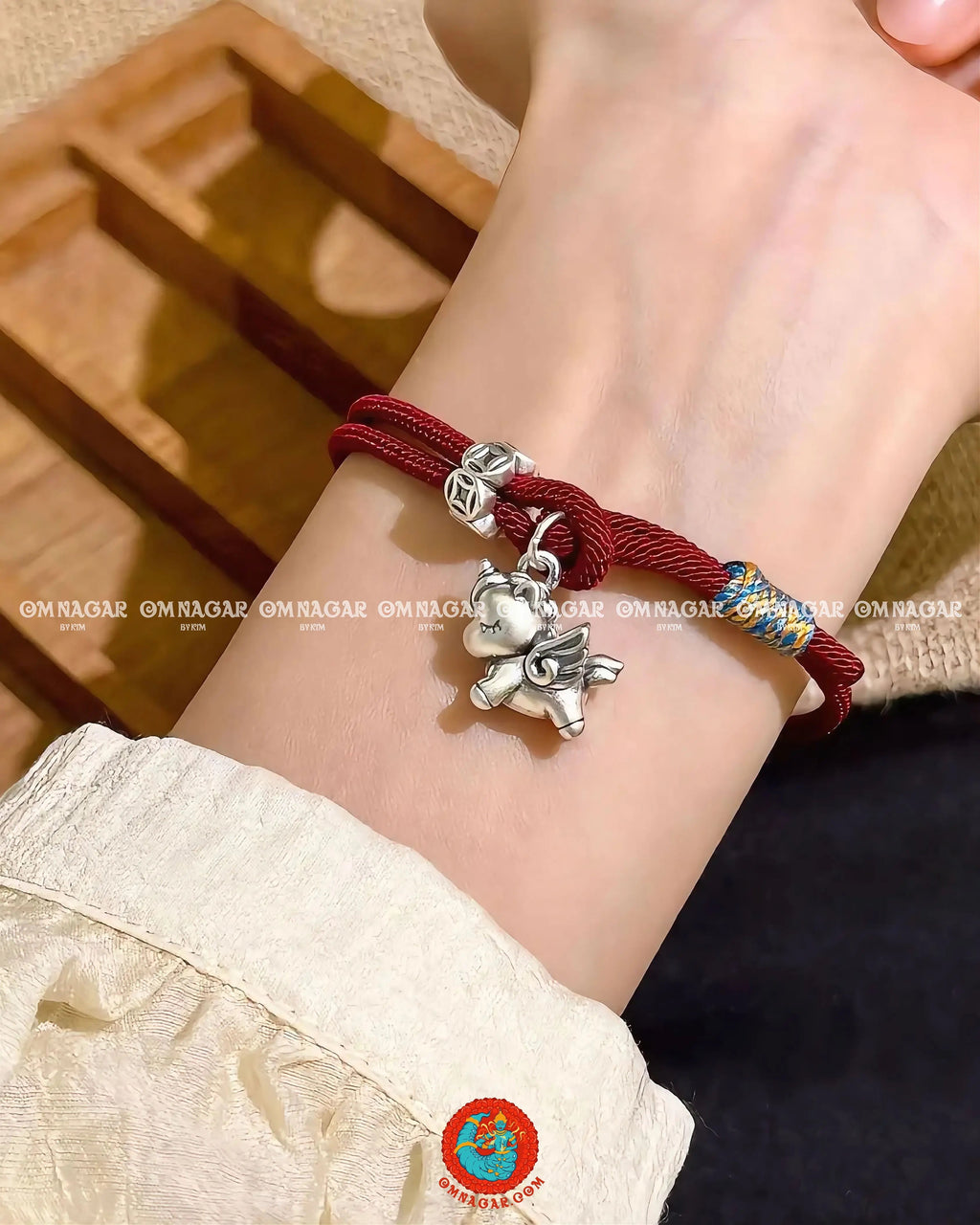 Red Qilin – Heavenly Horse Bracelet – 999 Silver (2026)