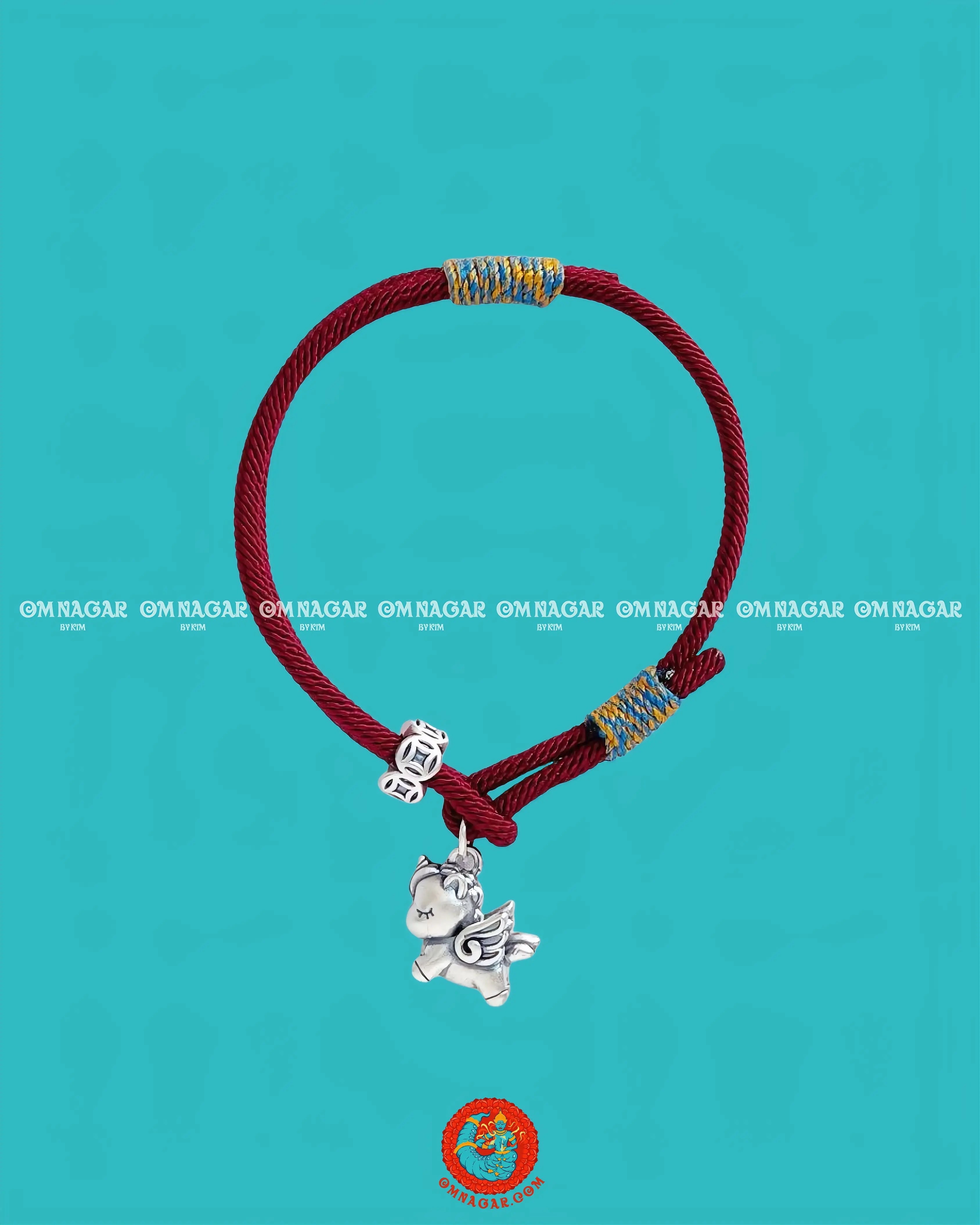 Red Qilin – Heavenly Horse Bracelet – 999 Silver (2026)