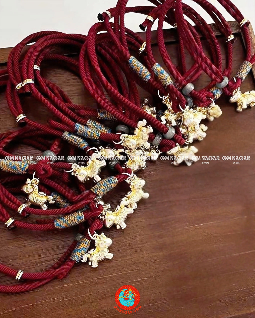 Red Golden Horse – Blessings Bracelet – 14K Gold-Plated Silver (2026)