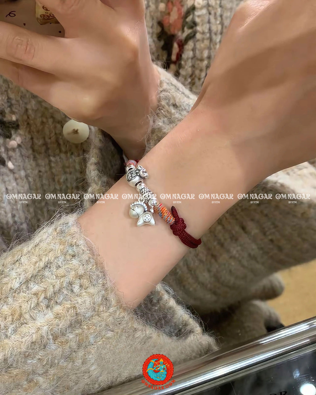 Red Five-Colored Little Horse – Blessings Bracelet – 999 Silver (2026)