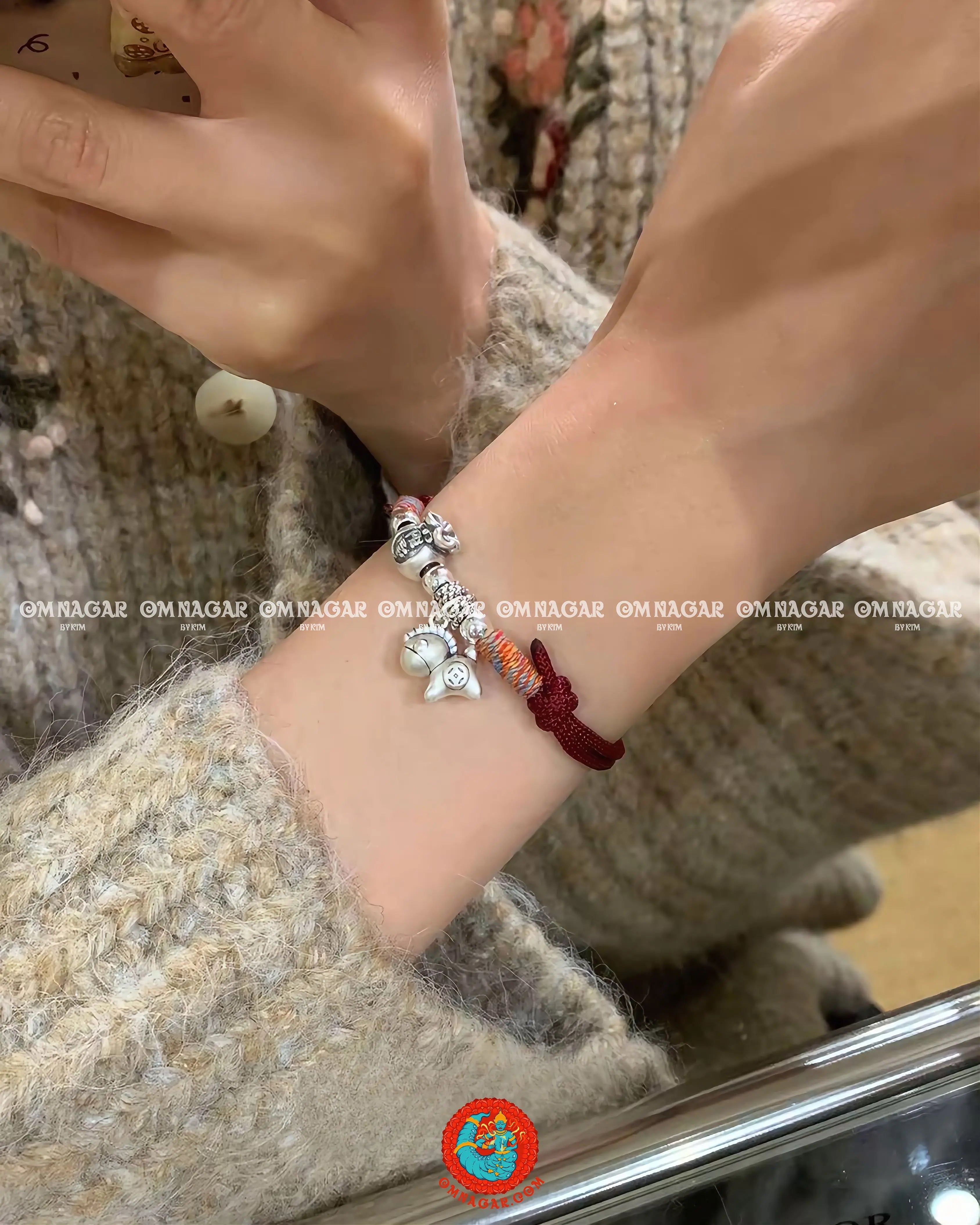 Red Five-Colored Little Horse – Blessings Bracelet – 999 Silver (2026)