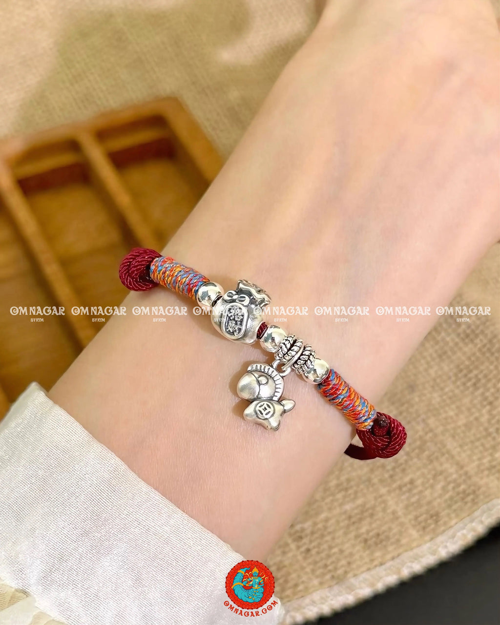 Red Five-Colored Little Horse – Blessings Bracelet – 999 Silver (2026)